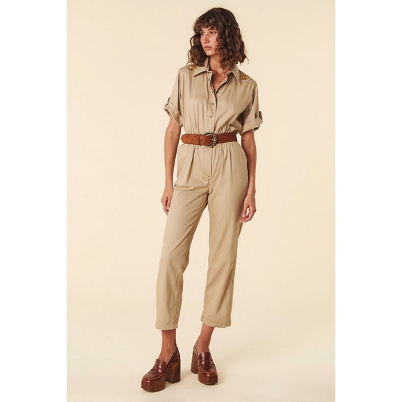 SPELL The Gypsy Foxglove Embroidered Boilersuit Jumpsuit - Picture 6 of 16